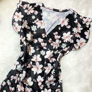 White Floral Dress
